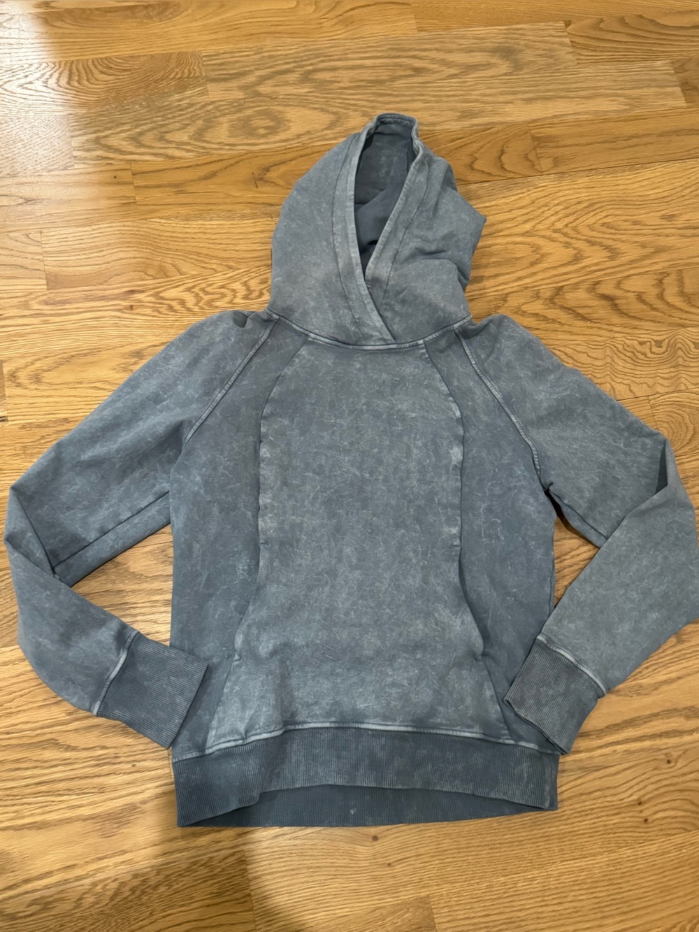 lululemon athletica Mineral Wash Slate Gray Hoodie